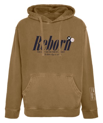 Hoodie jagger havane "REBORN" s'inspire de l'anatomie humaine